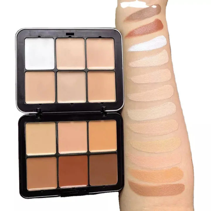جودة عالية 12 لون أحمر الخدود كونسيلر ماكياج الوجه   High Quality 12 Colors Blush Concealer Face Makeup