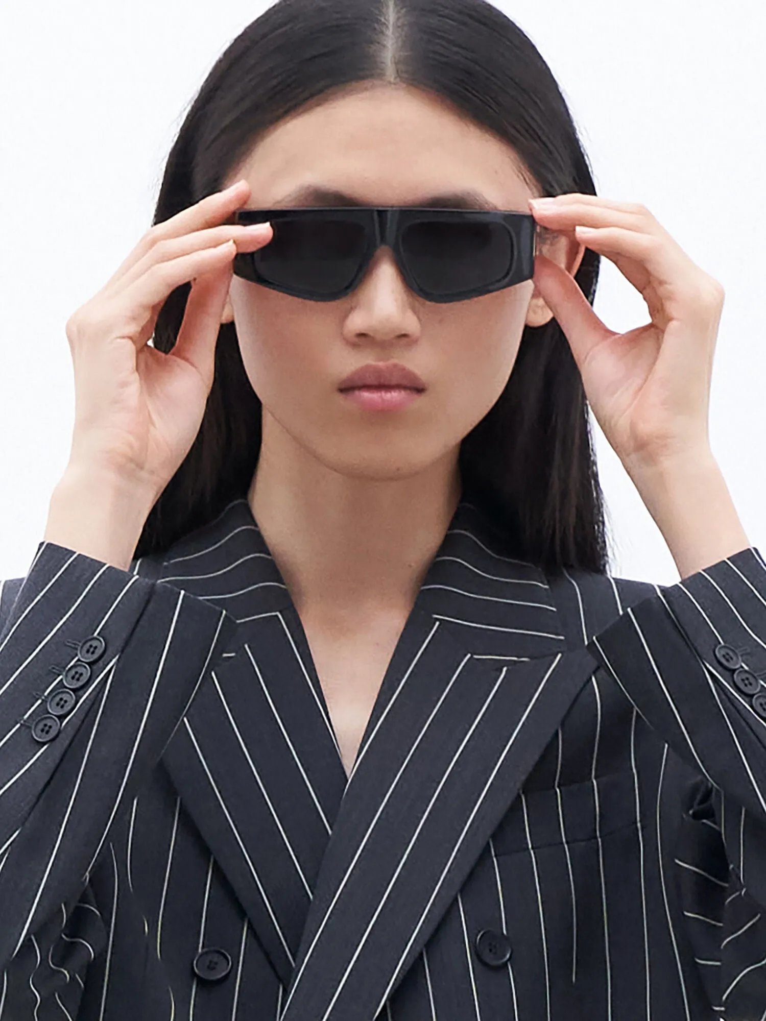 Angled Acetate Sunglasses