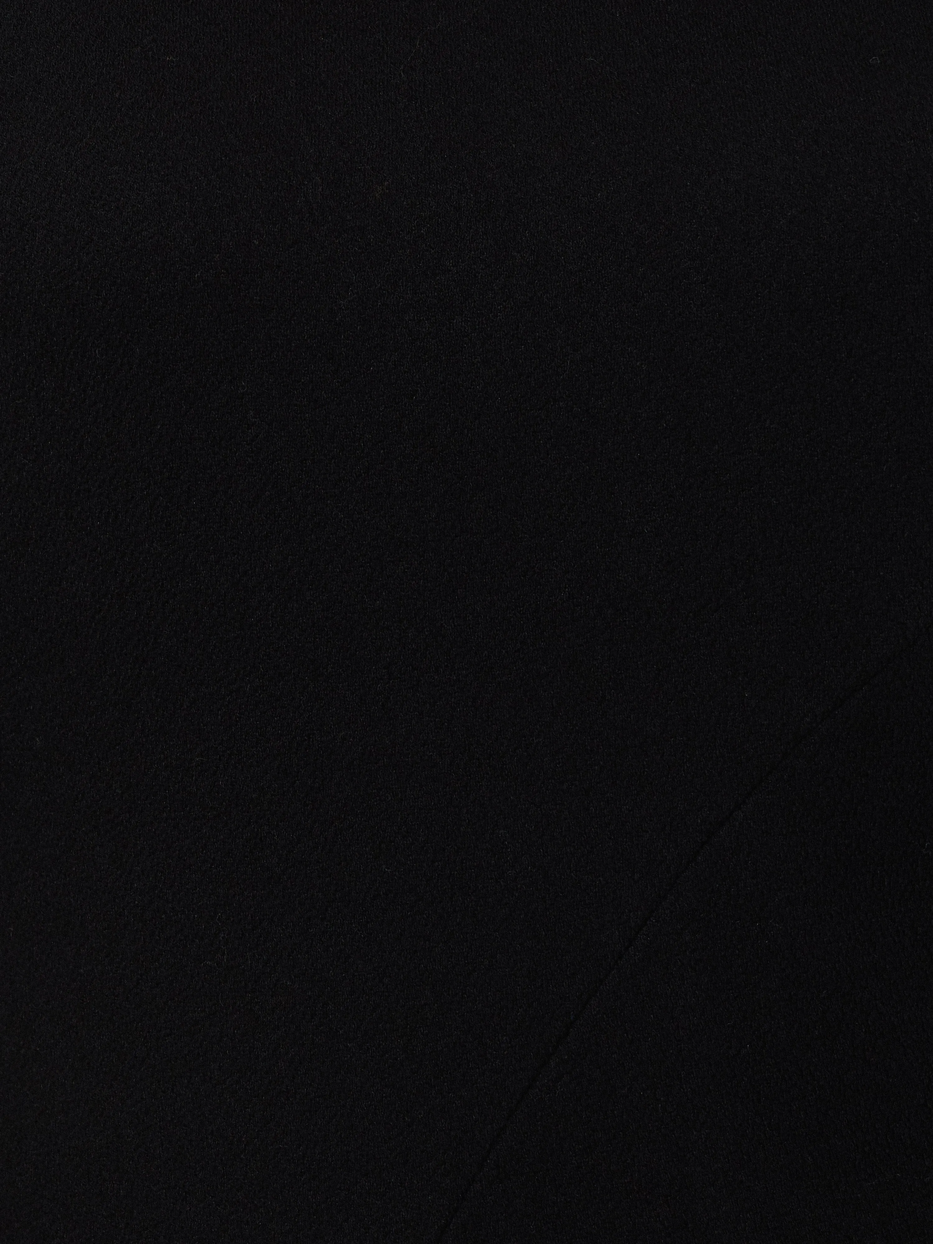 Angled Seams Jersey Dress | Black