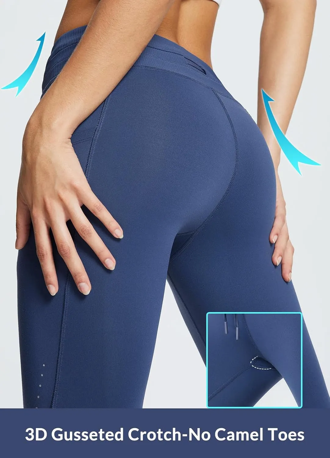 baleaf Women's Fleece Lined High Waisted Leggings Water Resistant Thermal Warm Winter Tights Ski Hiking Pants with Pockets