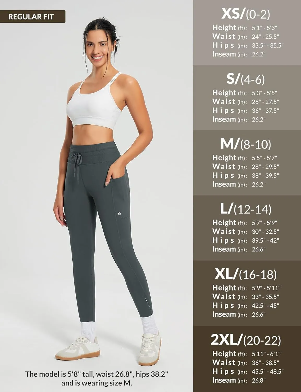 baleaf Women's Fleece Lined Leggings High Waisted Water Resistant Winter Warm Running Thermal Pants Zipper Pocket