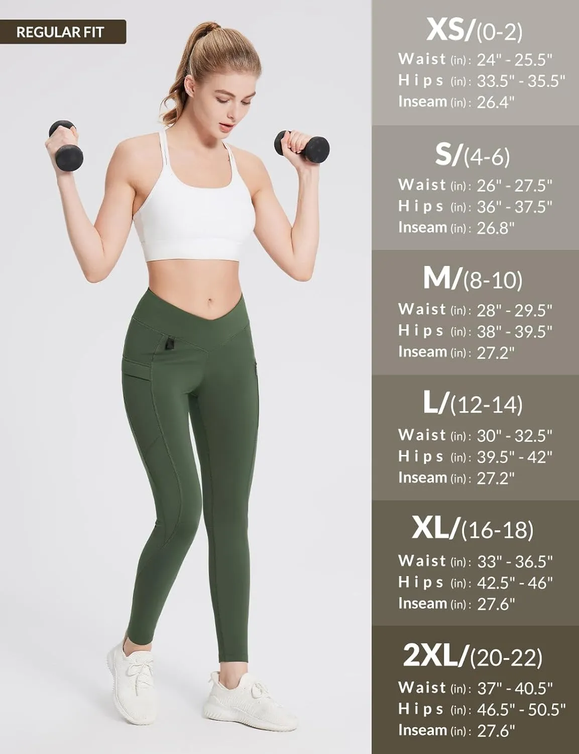 baleaf Women's Fleece Lined Leggings Thermal Warm Zipper Pockets Hikng Pants Winter Cold Weather Water Resistant High Waisted