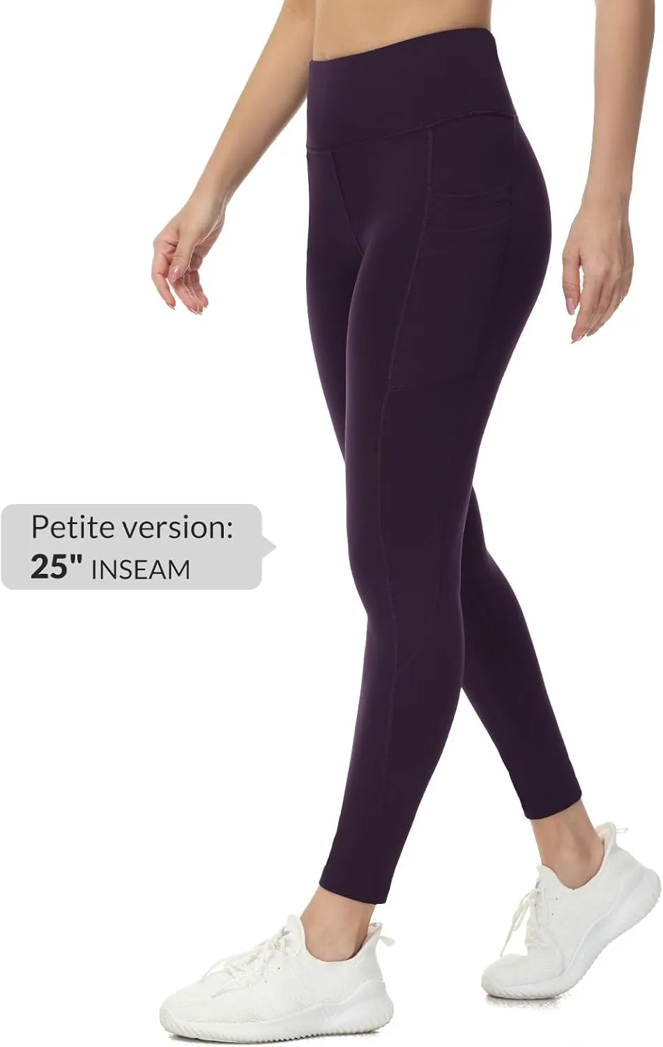 baleaf Women's Fleece Lined Leggings Water Resistant Thermal Winter Warm Tights High Waisted with Pockets Running Gear