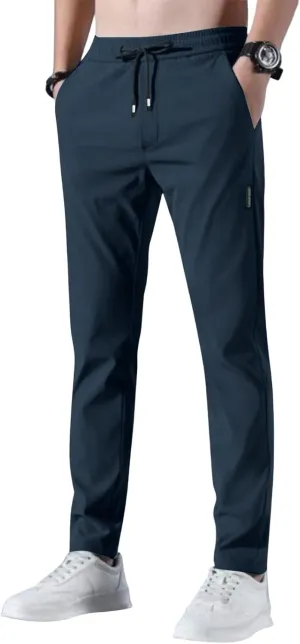 Bevawear Glide Pants Mens Quick Dry Breathable Athletic Pants Stretch Waterproof Active Hiking Lightweight Trousers