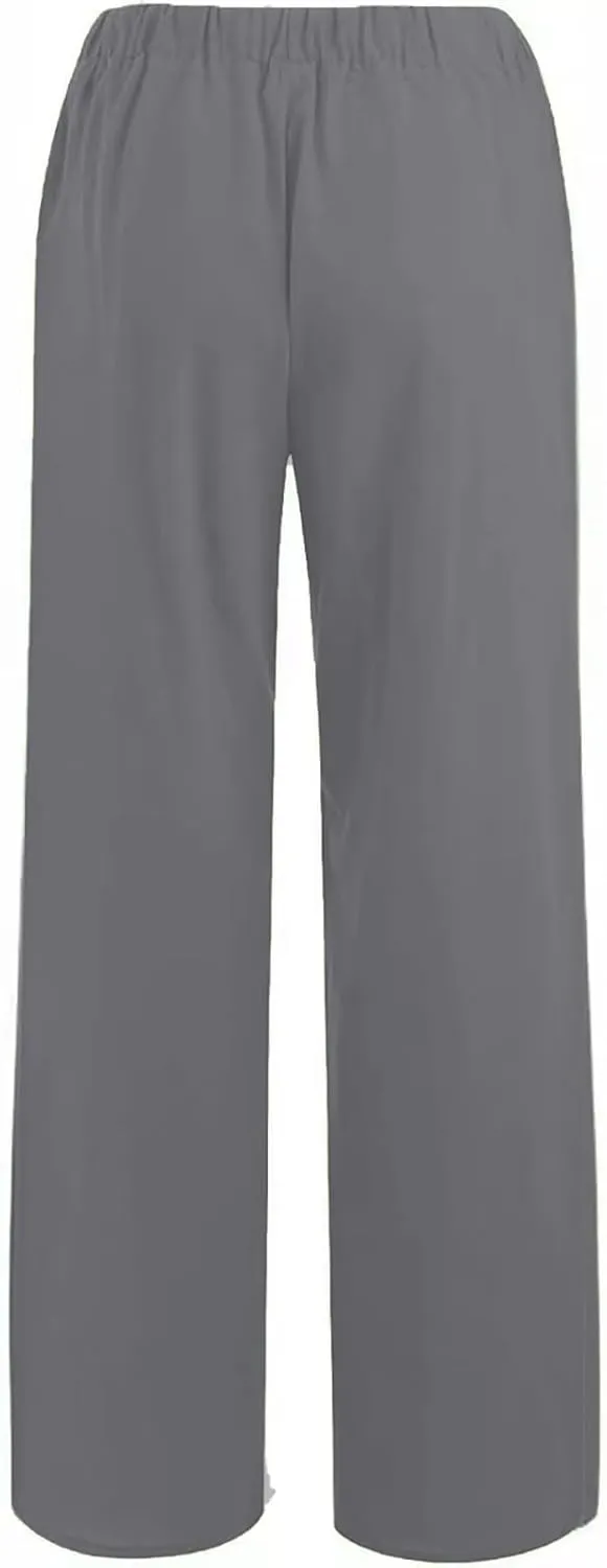 Bootcut Dress Pants for Women Solid High Waisted Straight Pant Regular Business Casual Work Trousers with Pockets