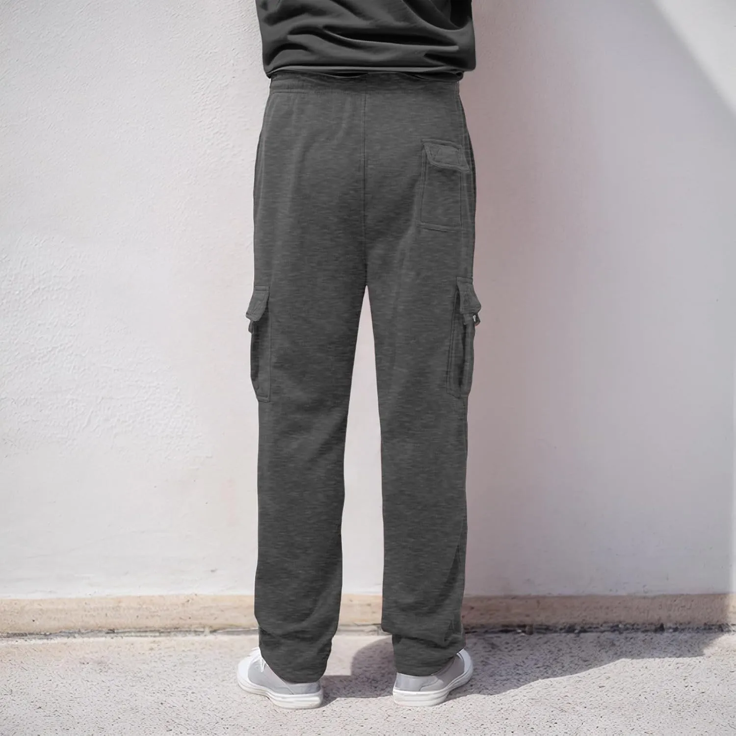 Cargo Pants for Men Motorcycle Cargo Pants Mens Cotton Slacks Wrinkle Cargo Jeans for Women Work Pants for Men's