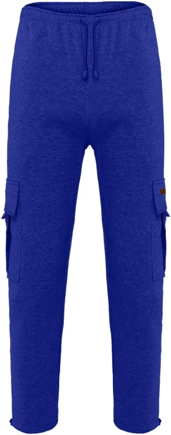 Cargo Pants for Men,Cargo Sweatpants for Men Big and Tall Running Pants Drawstring Work Pants Loose Fit Lounge Pants