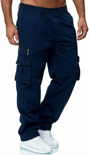 Cargo Work Pants for Men Loose Fit with Pockets Construction Pants Stretch Baggy Sweatpants Y2K Travel Pants Casual