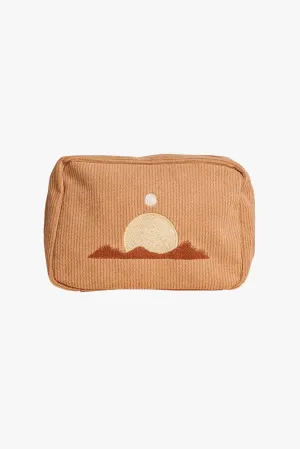 Corduroy Makeup Bag Sand
