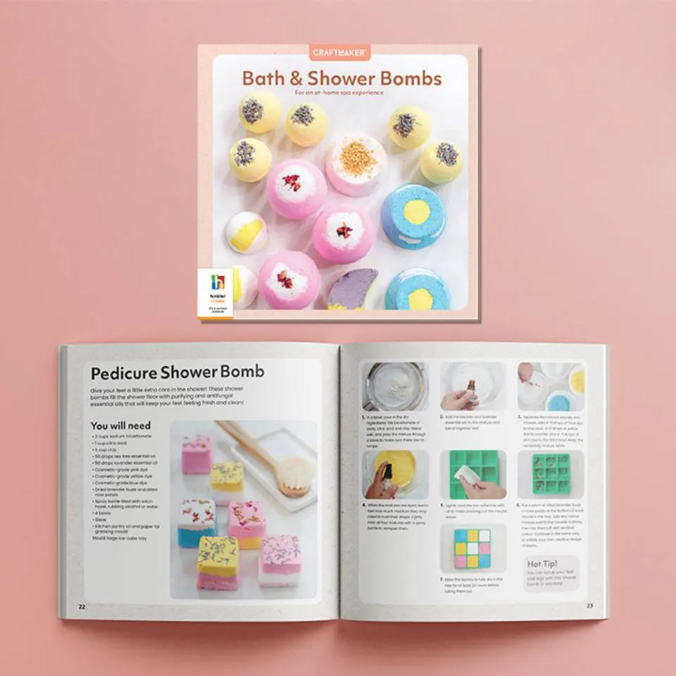 CraftMaker Create Your Own Bath & Shower Bomb Kit