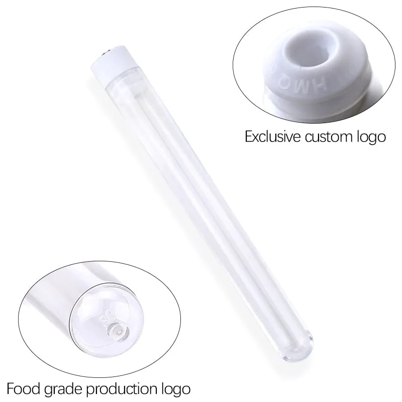Diamond-Crystal Eyebrow Brush With Tube Reusable