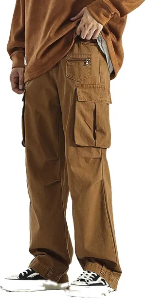GIERIDUC Cargo Pants for Men Relaxed Fit Black Dress Pants Men Slim Fit Wide Leg Corduroy Pants Mens Stretch Suit Pants Mens