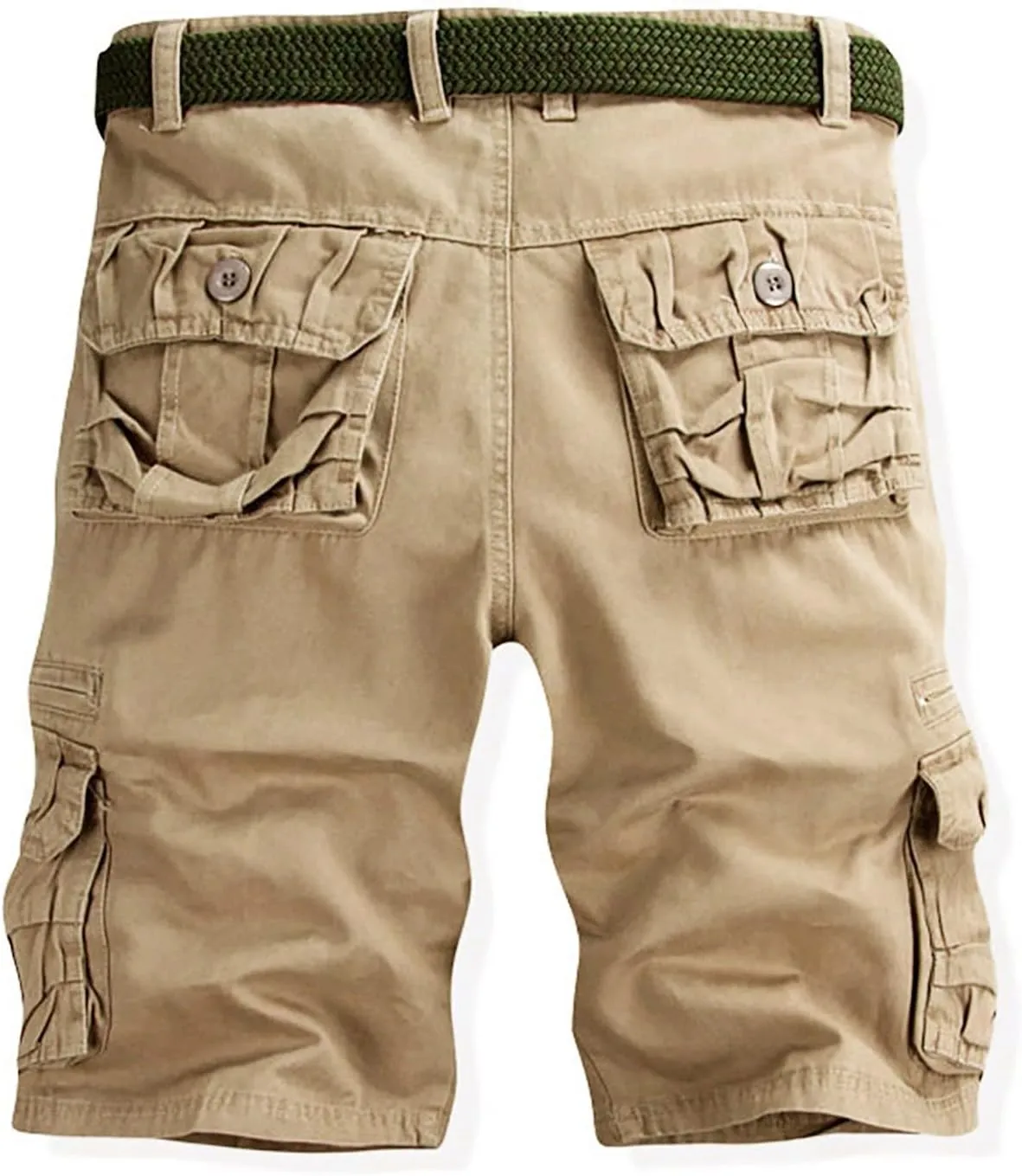 GIERIDUC Men's Hiking Cargo Shorts Quick-Dry Outdoor Athletic Pants Travel Fishing Golf Tactical Shorts with Multi Pockets