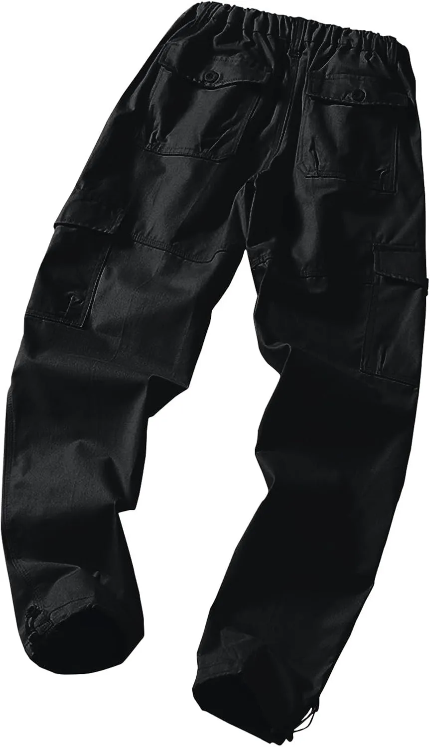 GOFULY Men Cargo Pants Slim with Pockets Fashion Pants Ripstop Stretch Special Occasions Sweatpants Baggy Tactical Pants