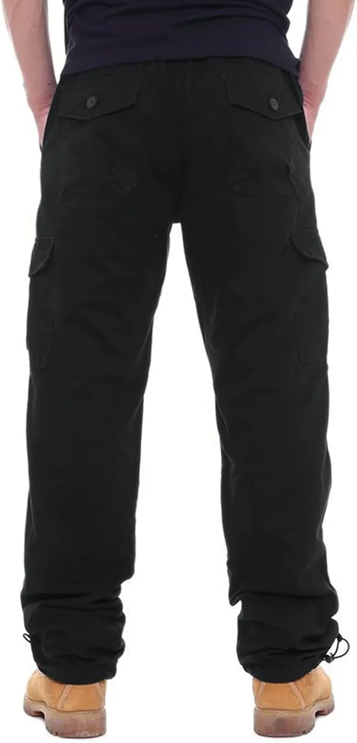 GOFULY Men Cargo Pants Slim with Pockets Fashion Pants Ripstop Stretch Special Occasions Sweatpants Baggy Tactical Pants