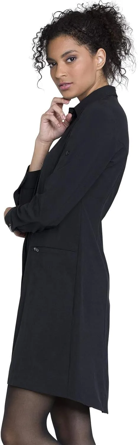 Infinity Cherokee Lab Coat For Woman With 2 Pockets Moisture Wicking & Wrinkle-Resistant Fabric - 1401A