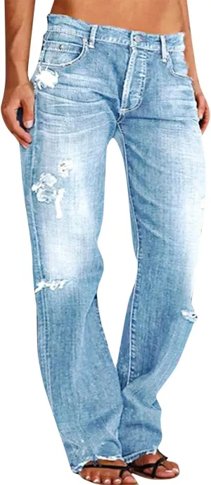 Jeans for Women 2024 Pants Waisted Trousers Jeans Lace Poket Denim Women's Jeans Black Jeans Womens Black Pants for