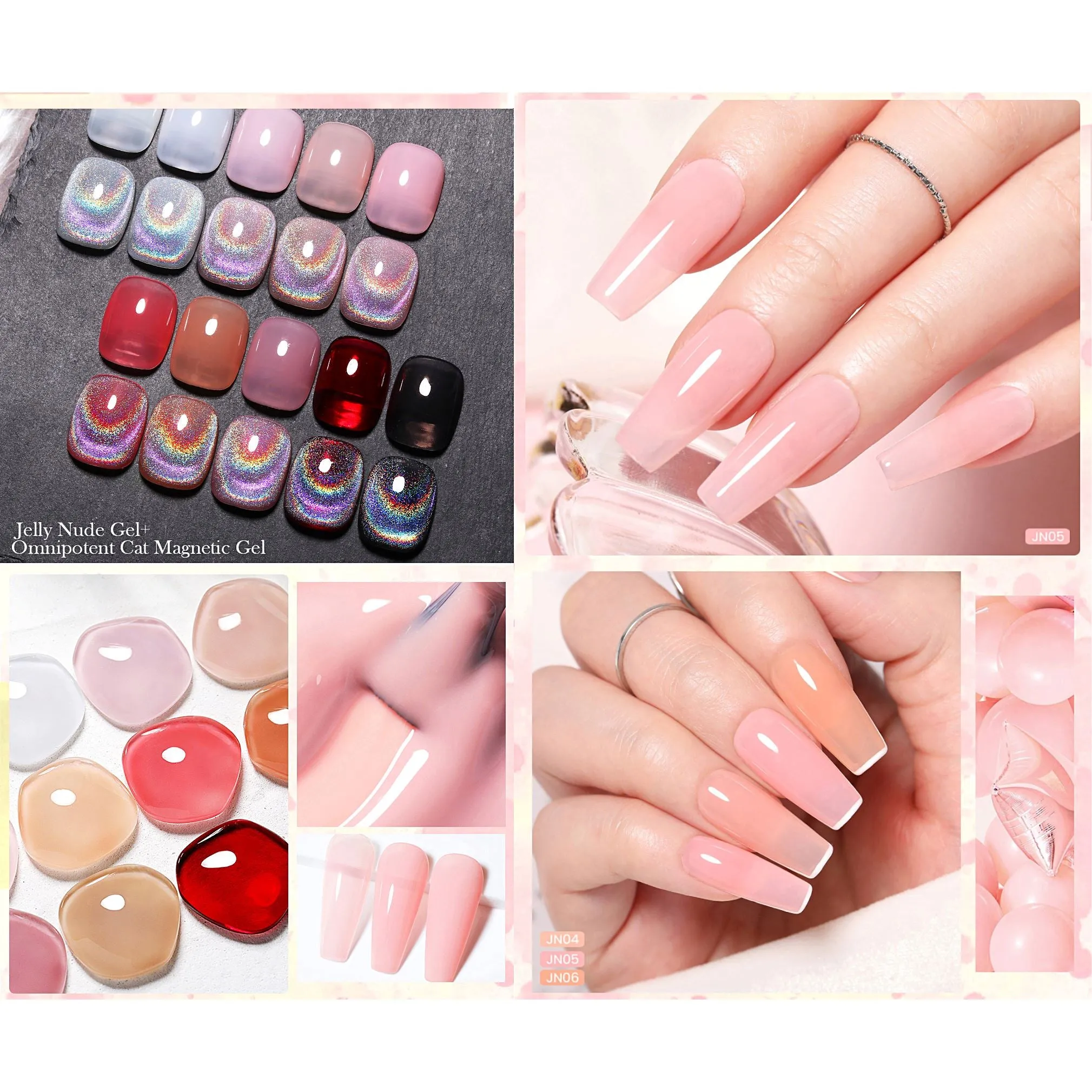 Jelly Nude Gel Polish Born Pretty
