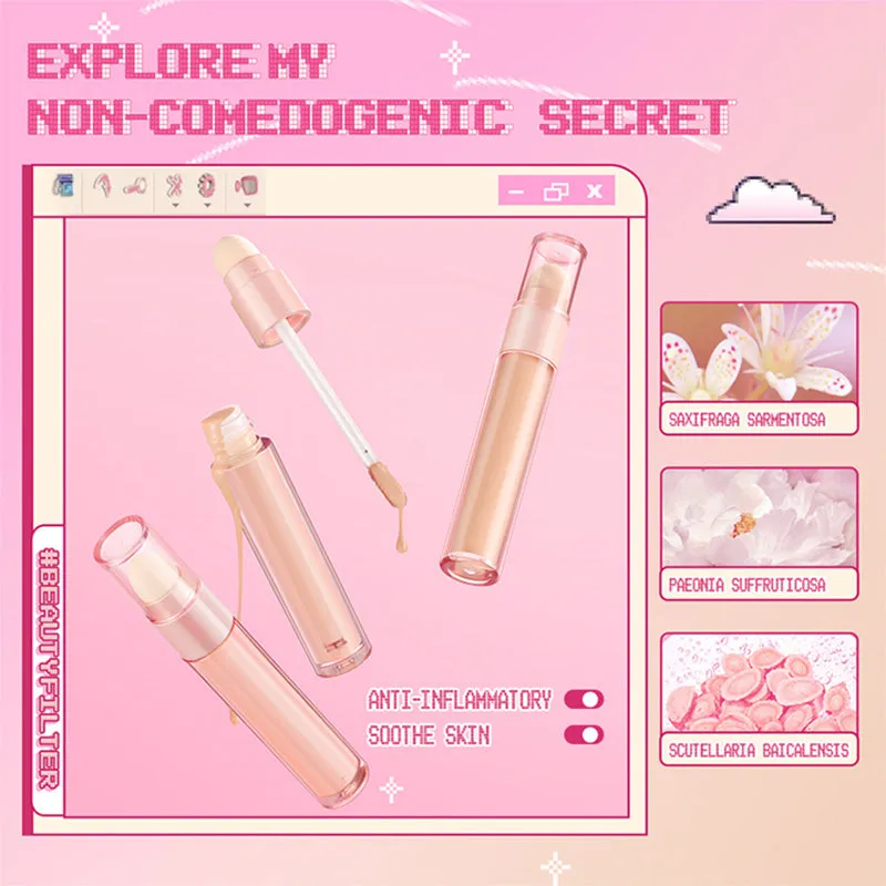 Langhoudende Matte Spons-Tip Concealer