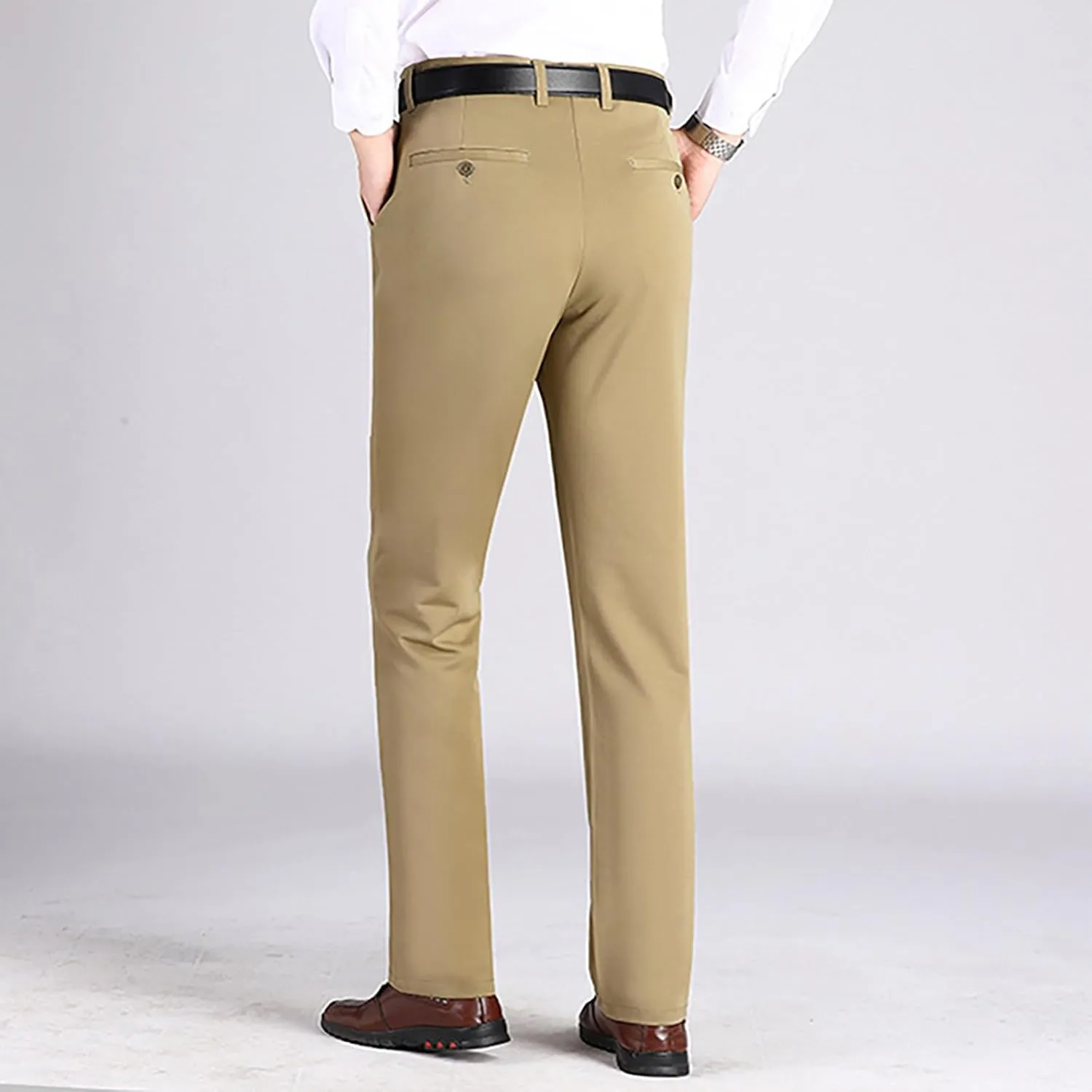Linen Pants for Men Classic Fit Slim Fit Formal Work Suit Pant Skinny Stretch Straight Legs Casual Work Trousers