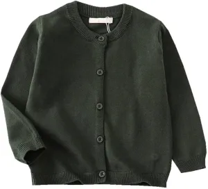 LNICEAR Toddler Boys Girls Crewneck Cardigan Sweaters Long Sleeve Kids Button Cotton School Uniform Knit Tops Outwear