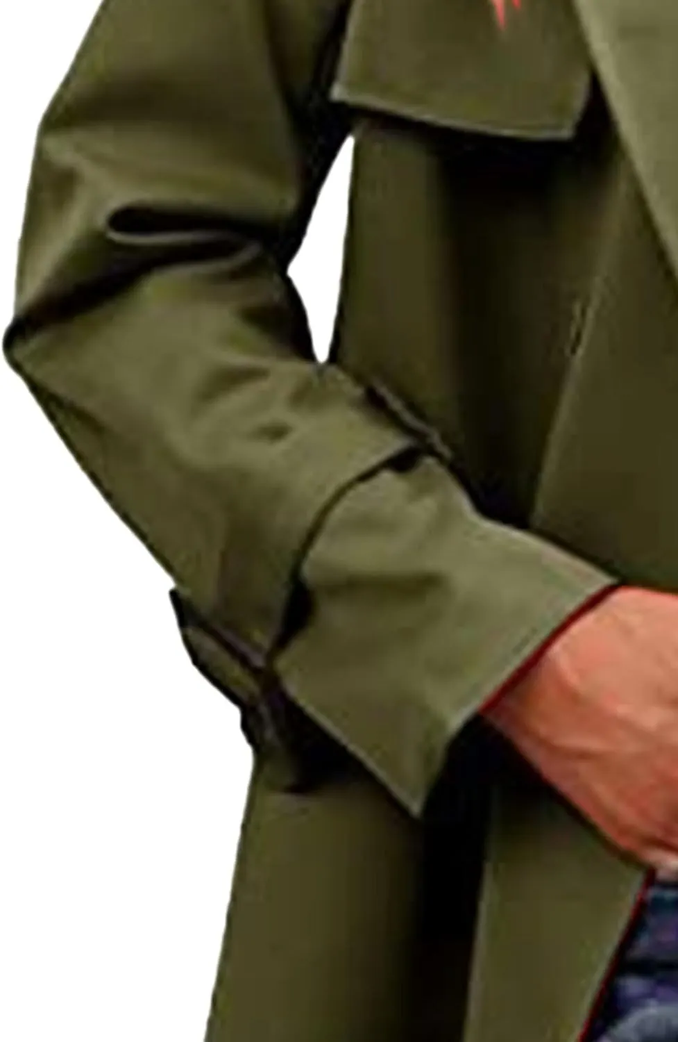 Maiyifu-GJ Trench Coat for Women Double Breasted Long Elegant Windproof Lapel Belted Overcoat Casual Windbreaker Jacket