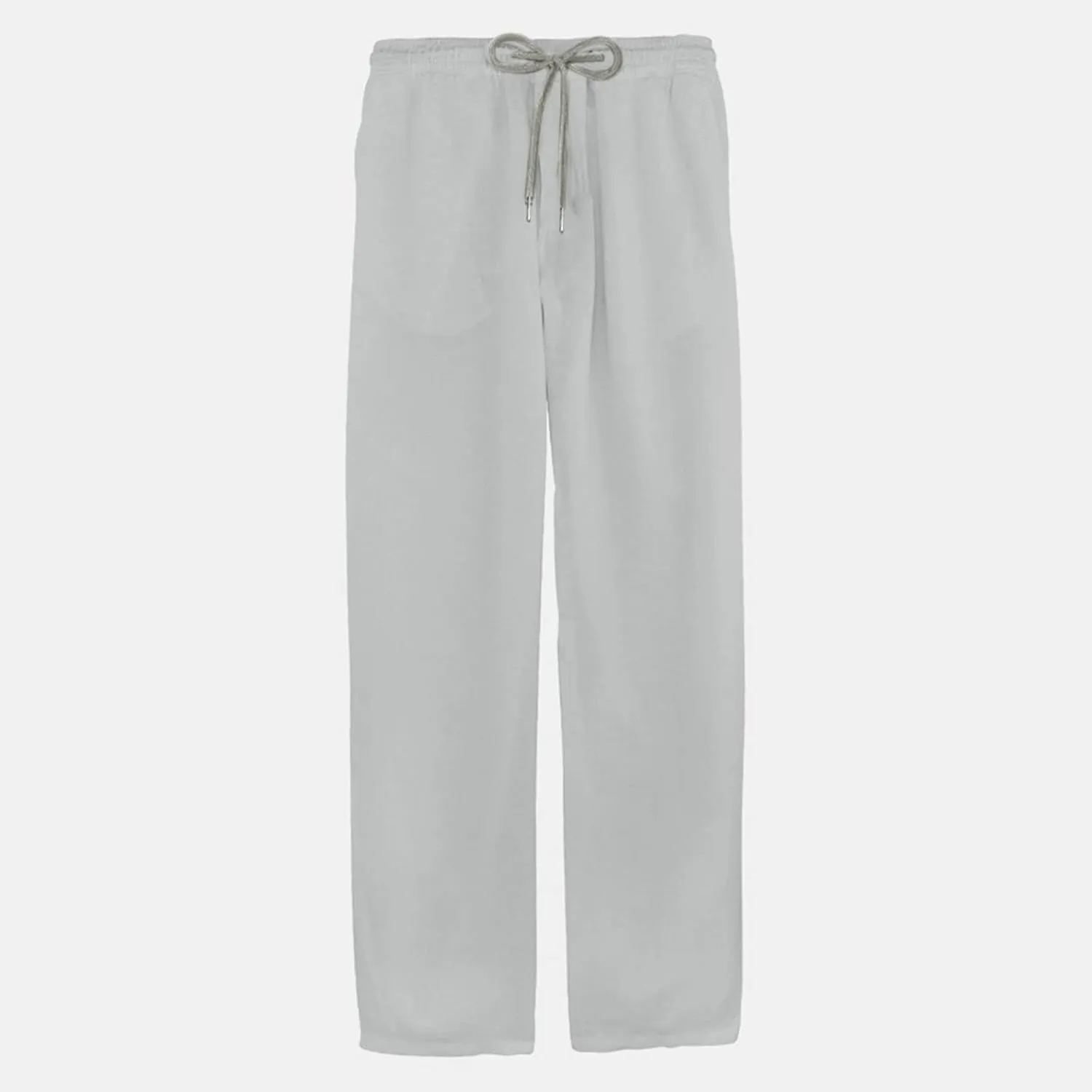 Mens Cotton Linen Pants Lightweight Drawstring Elastic Waist Trousers Loose Fit Hiking Joggers Yoga Beach Pants