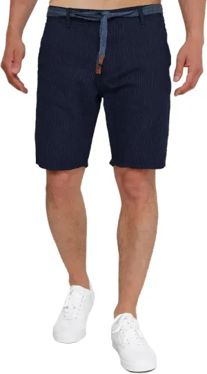 Men's Slim Fit 10" Inseam Stretch Flat Front Chino Short Drawstring Waist Relaxed Fit Classic Summer Short Pants