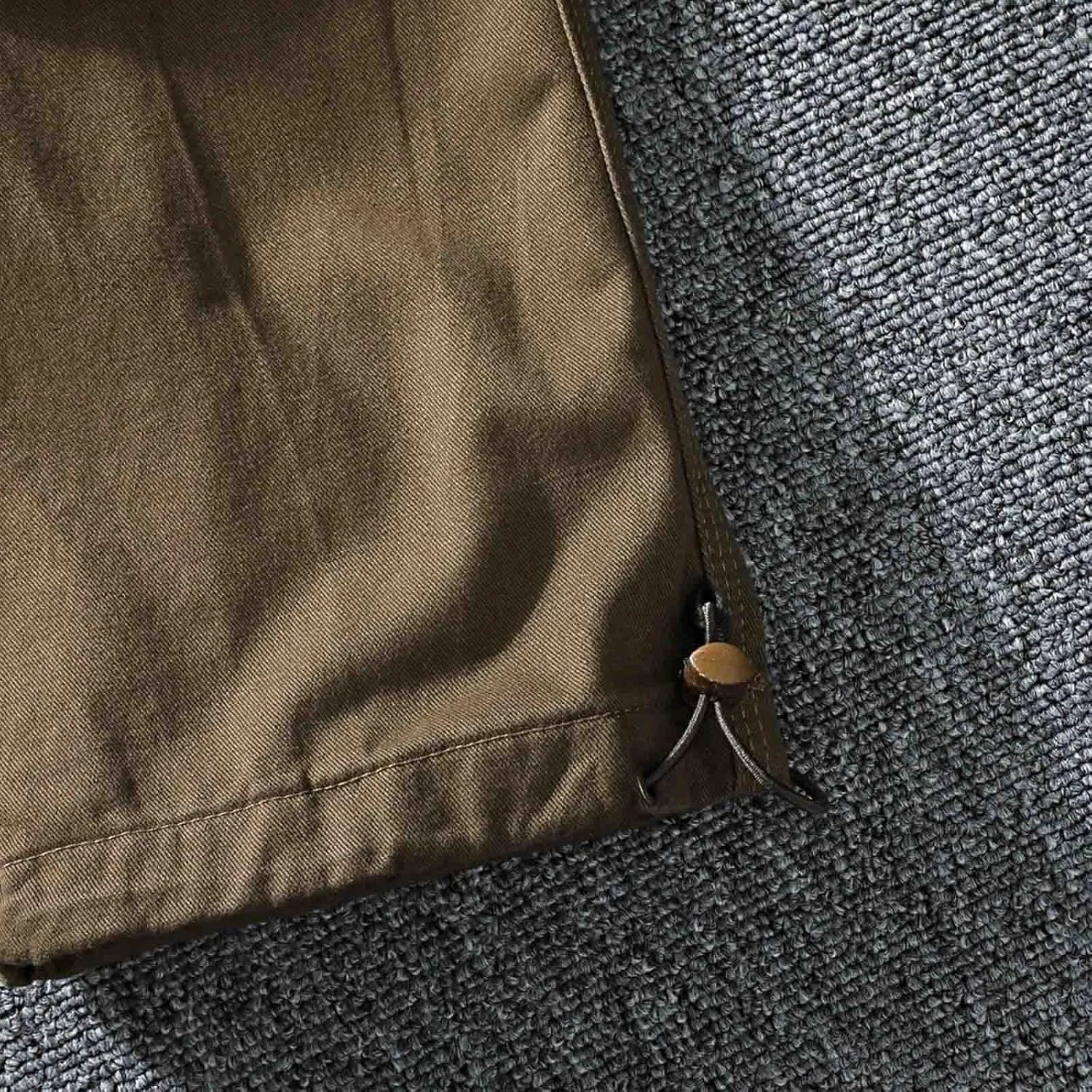 MIDOO Work Pants for Men Construction Flex Casual Pants Stretch Drawstring Waistband Tapered Leg Sweatpants with Pockets
