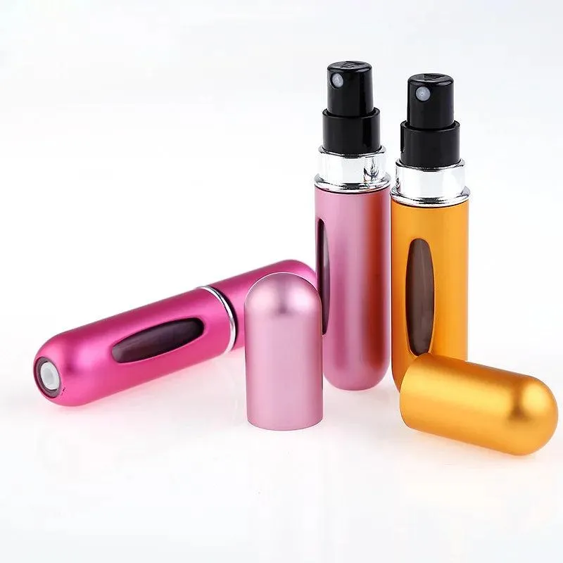 Mini Perfume Atomizer Set: Portable Refillable Spray Bottles