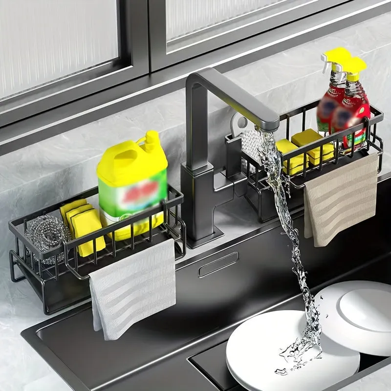 MultiPurpose 1pc Rag Holder  Sponge Drain Rack