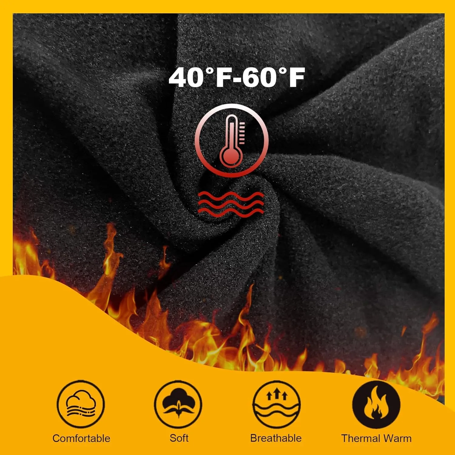 Opuntia 2 Pack Fleece Lined High Waisted Leggings for Women - Warm Winter Pants Tummy Control Yoga Hiking Running Tights