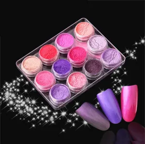 Pretty Shimmer Pigment Powders ~ 12 Jars Set