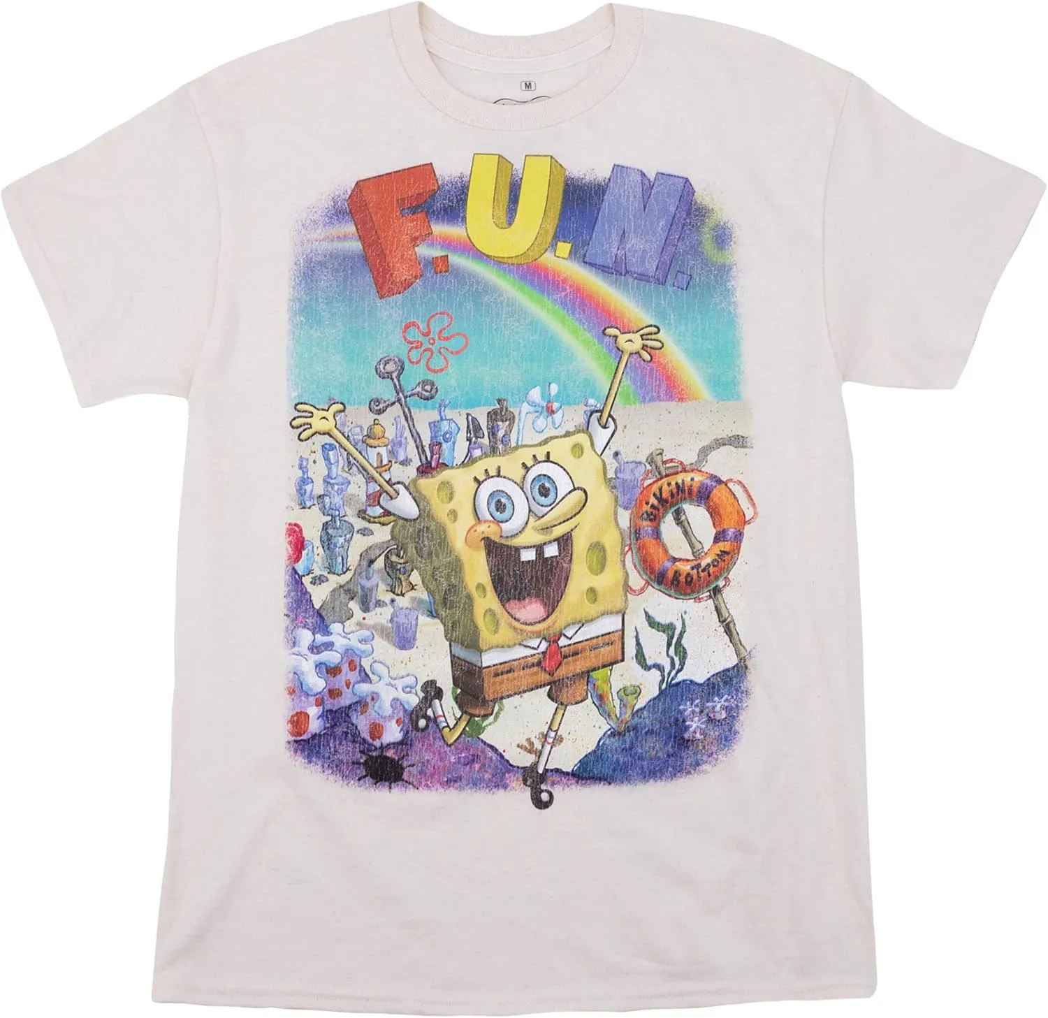 Ripple Junction Spongebob Squarepants Men's Graphic T-Shirt Officially Licensed