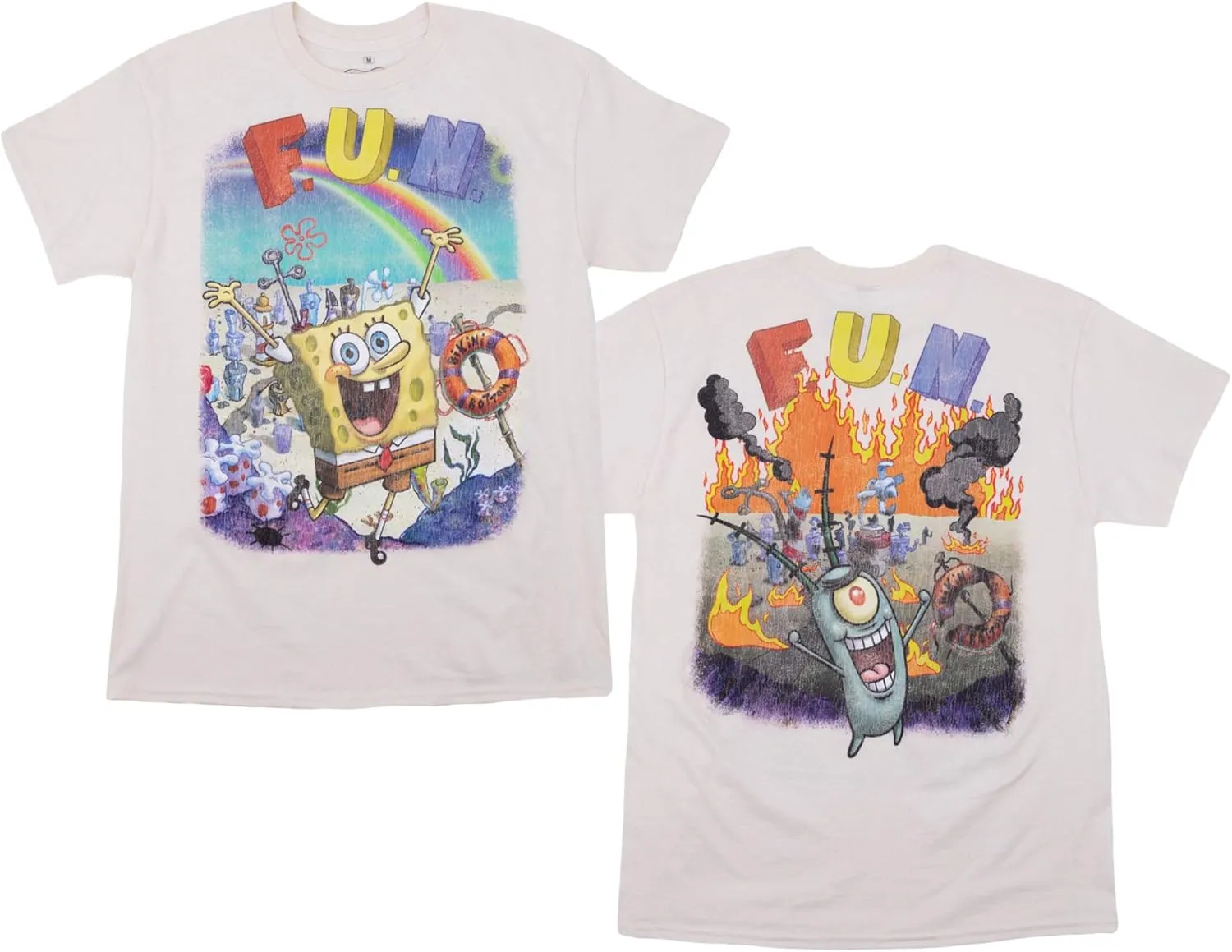 Ripple Junction Spongebob Squarepants Men's Graphic T-Shirt Officially Licensed