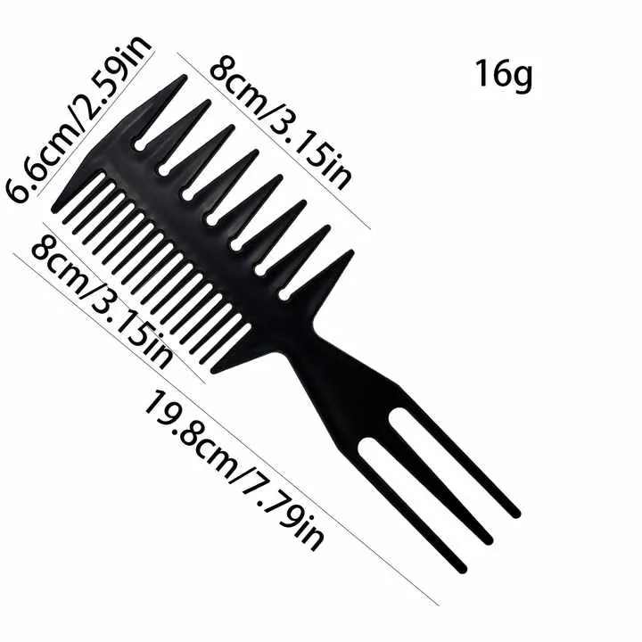 Slicked Hair Comb Styling Set Tail Combs-مجموعة تصفيف الشعر