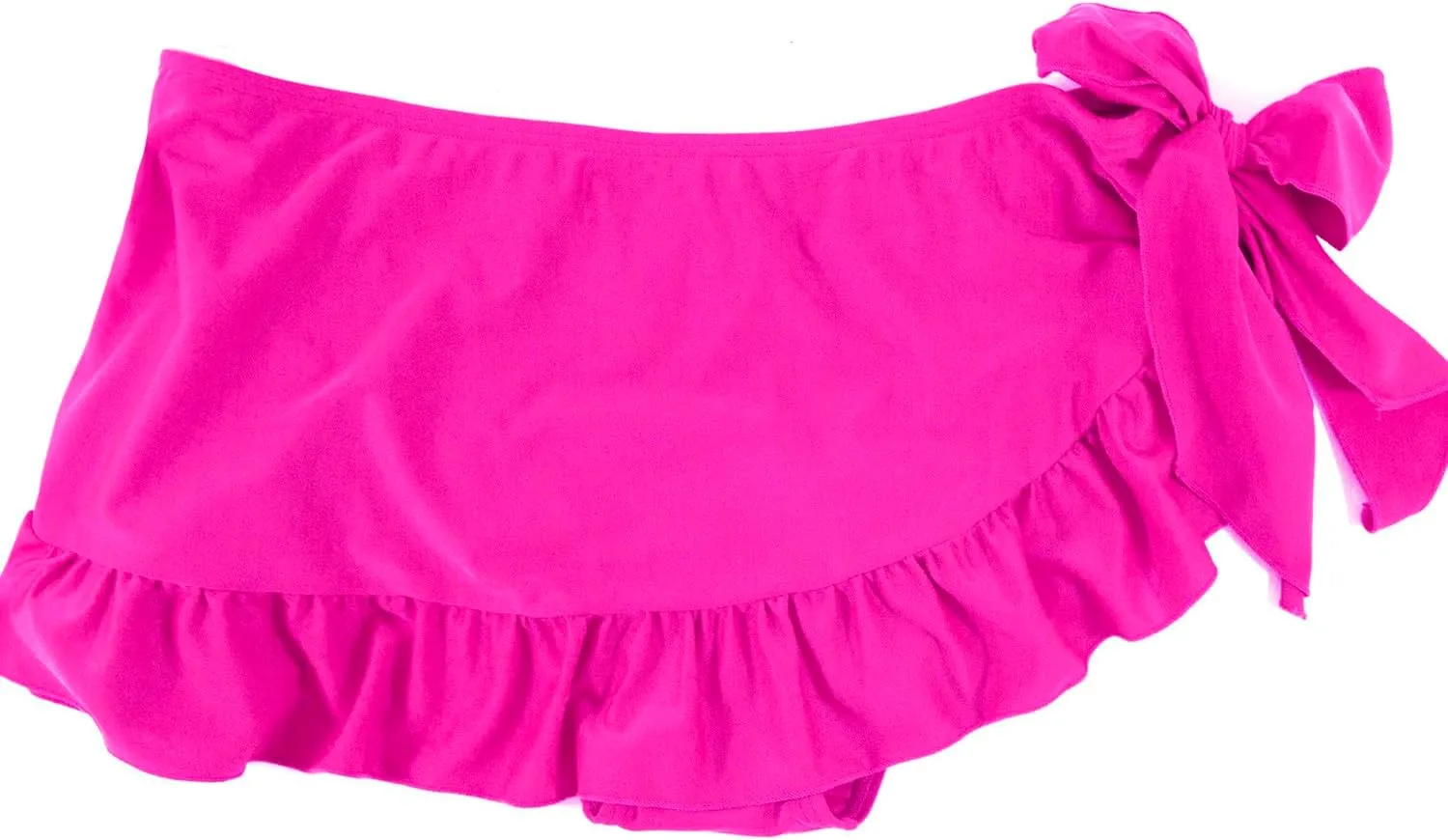 Smart & Sexy Women's Ruffled Side-Tie Swim Skirt Bikini Bottom  Built-in Swimwear Coverup