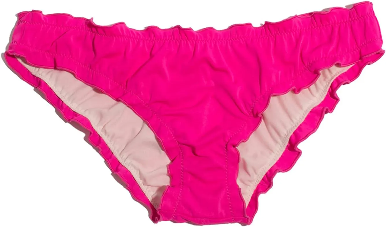 Smart & Sexy Women's Ruffled Swimwear Bikini Bottom  Ruched Back for Shaping and Style