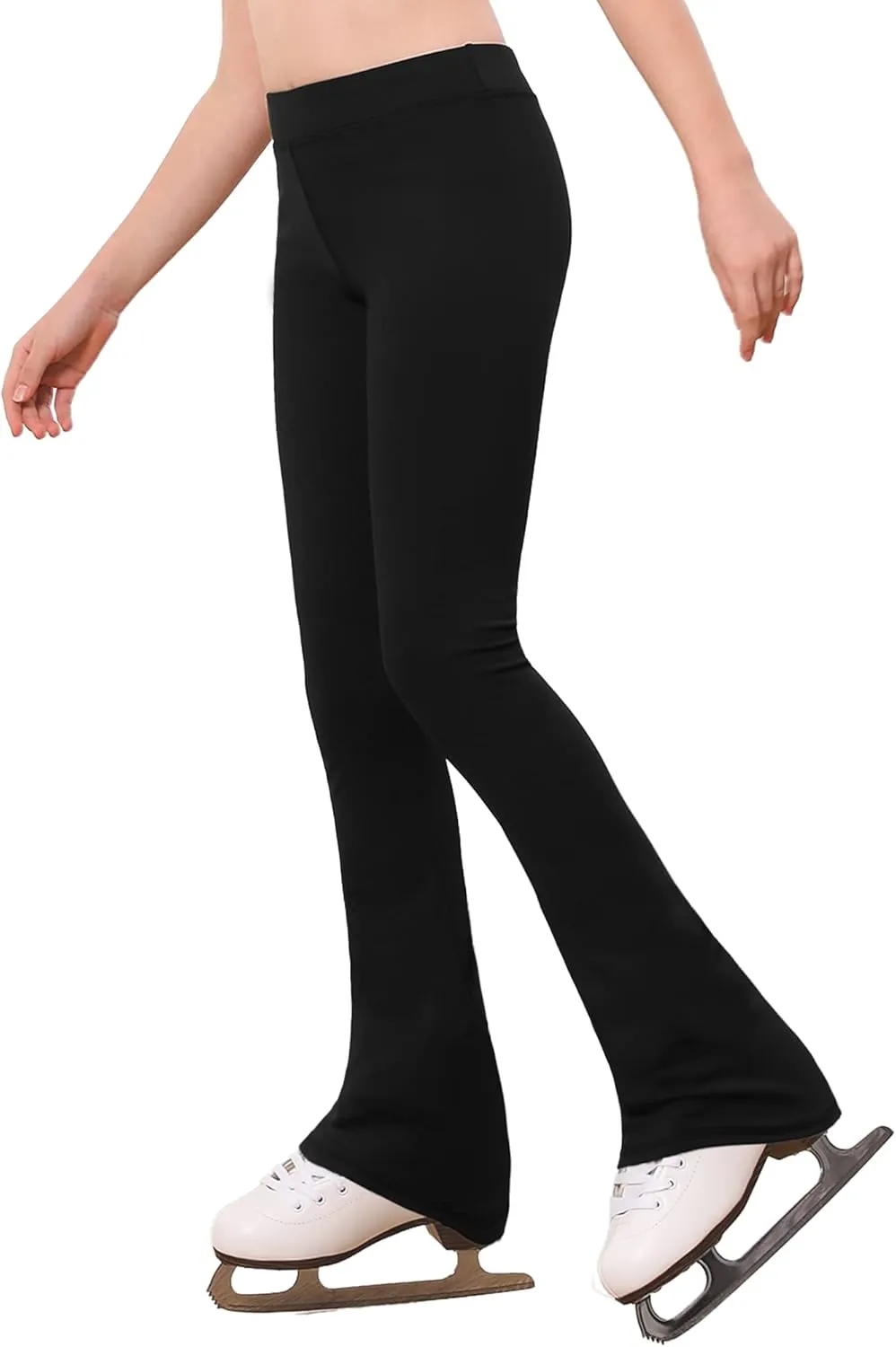 Stelle Girl's Figure Skating Pants Ice Skating Leggings Polar Fleece Warm Practice Training Wear