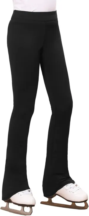Stelle Girl's Figure Skating Pants Ice Skating Leggings Polar Fleece Warm Practice Training Wear