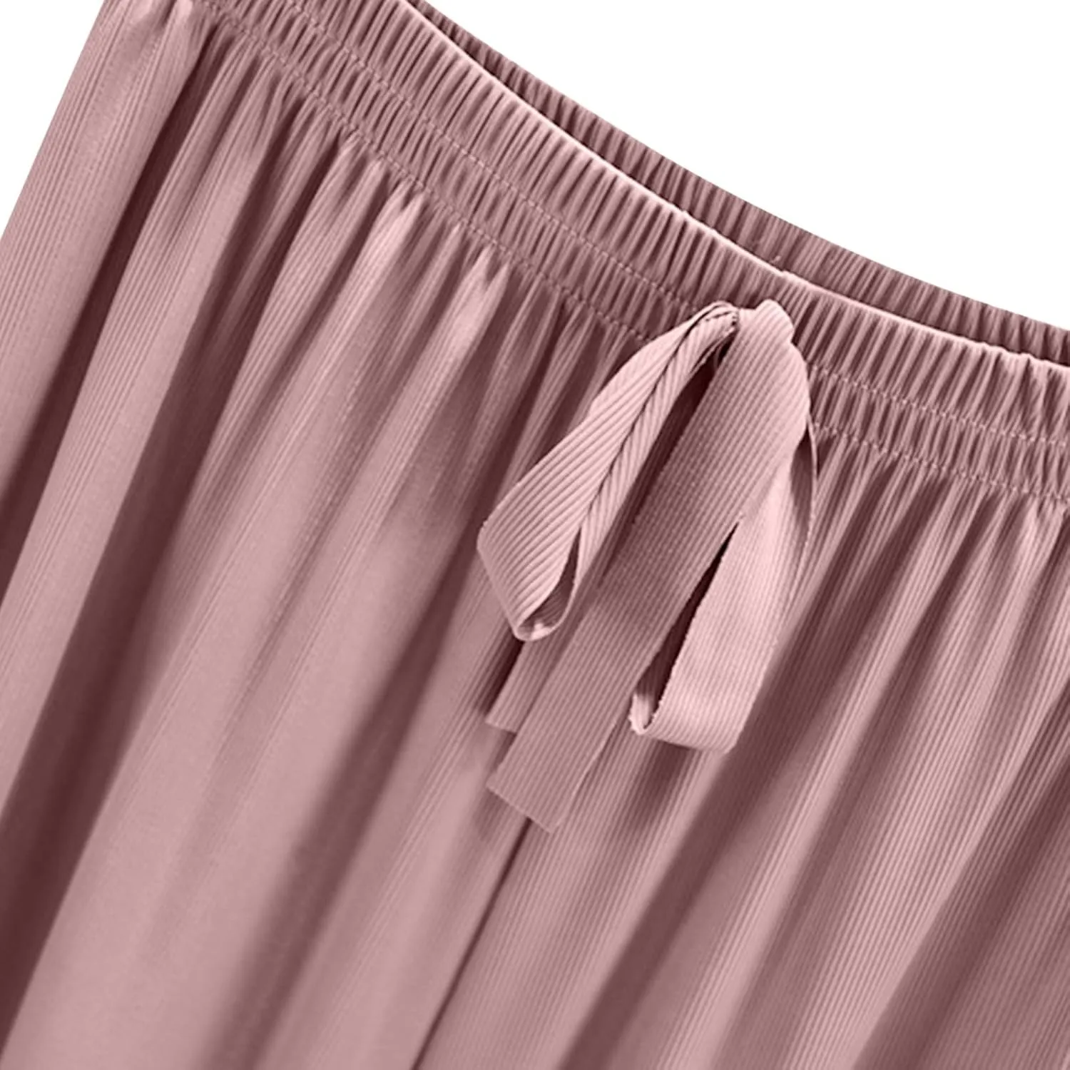 Summer Baggy Long Pants for Women Relaxed Fit Wide Leg Lounge Trousers Casual Elastic Waist Sweatpants for Teen Girls