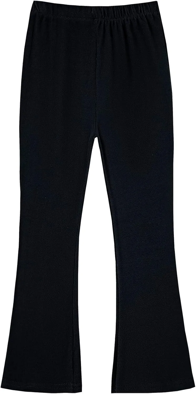 Toddler Girls Flare Leggings for Girls Fleece Warm Pull On Bell Bottoms Leggings Pants Stocking Stuffers for Kids Girls Gift