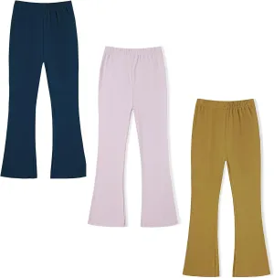 Toddler Girls Flare Leggings for Girls Fleece Warm Pull On Bell Bottoms Leggings Pants Stocking Stuffers for Kids Girls Gift