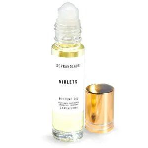 VIOLETS Vegan Perfume Oil. Gift for her. Roll on 10 ml