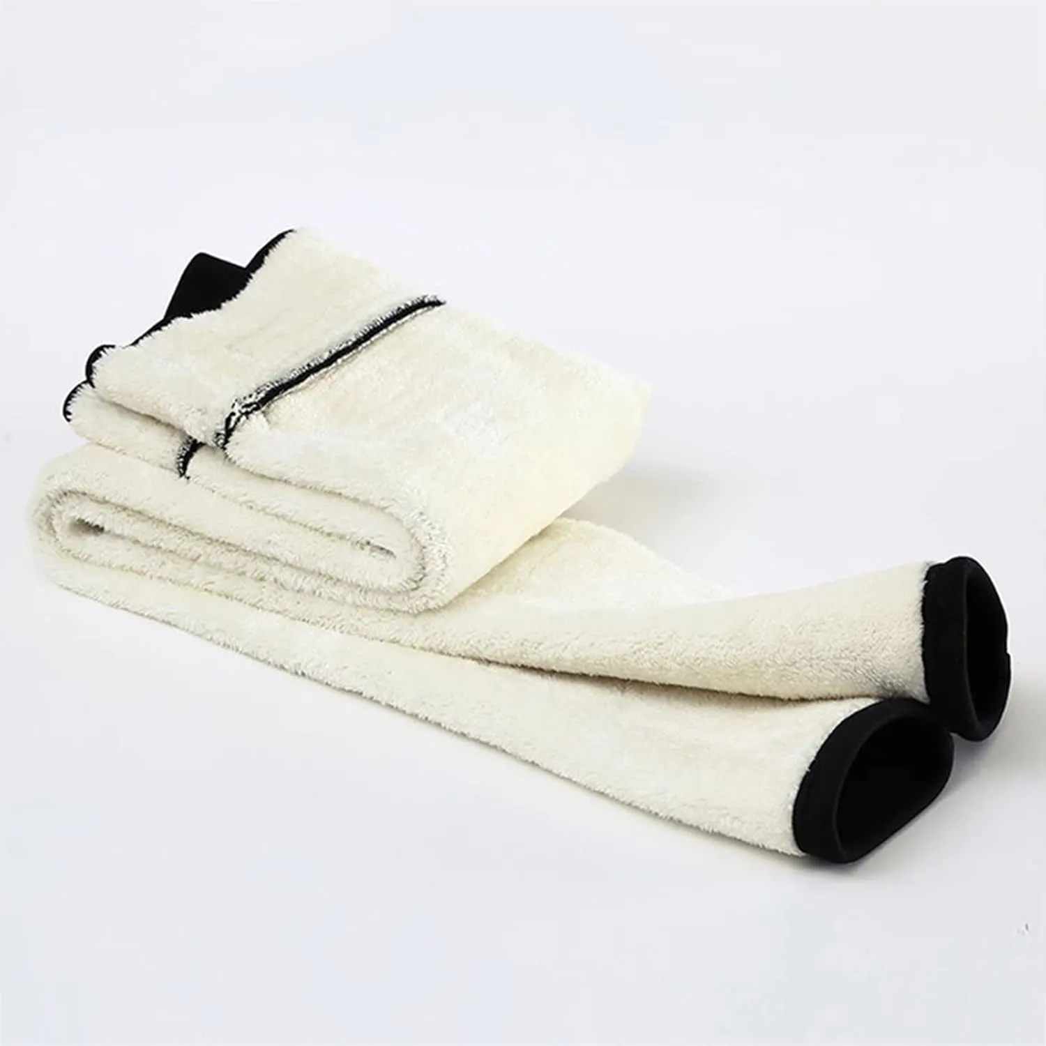 Warm Winter Thick Leggings Women Wool Fleece Females Clothing Lambskin Cashmere Velvet Pants Elasticity S-2XL