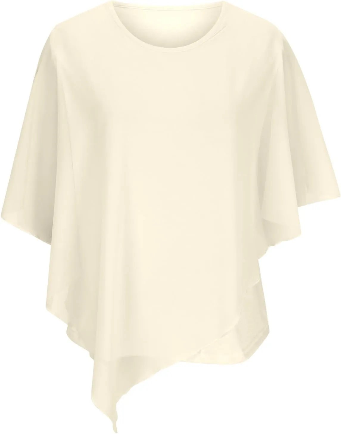 White Dress Women Crewneck Short Sleeve Batwing Sleeve Casual Fashion Sexy Shirts for Women Summer Tops