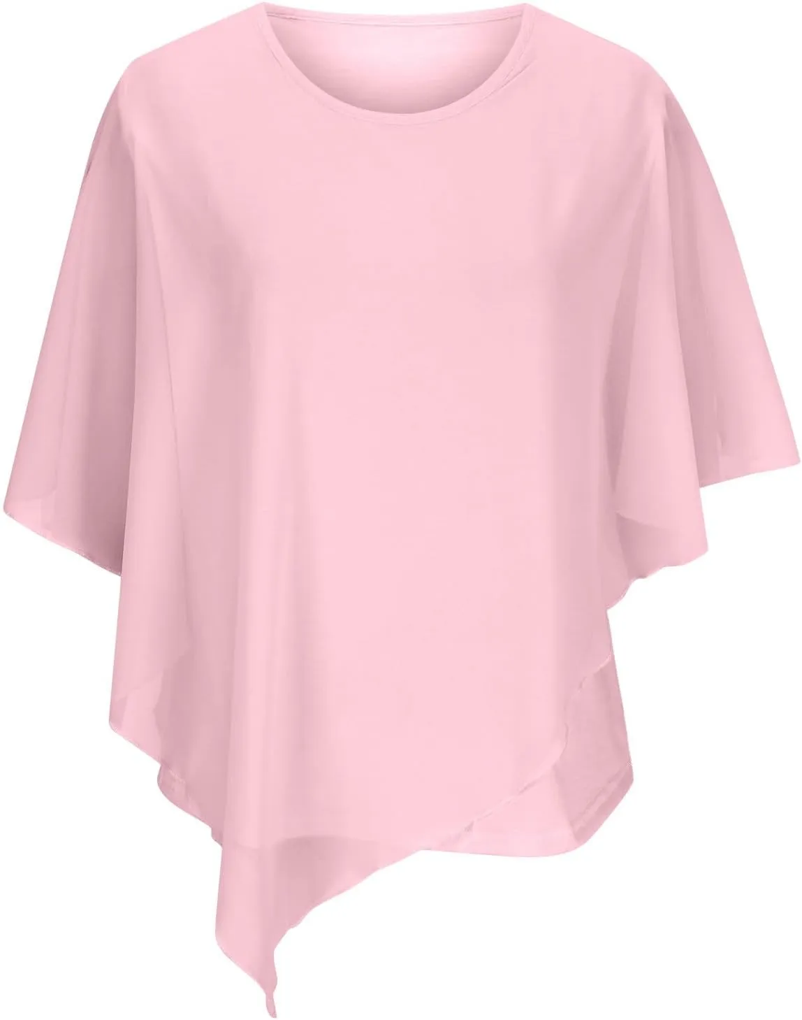 White Dress Women Crewneck Short Sleeve Batwing Sleeve Casual Fashion Sexy Shirts for Women Summer Tops