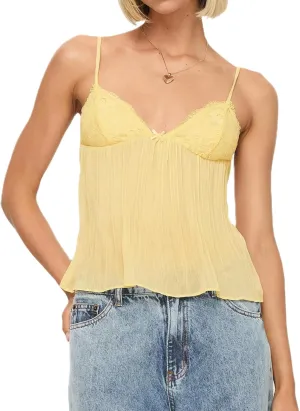 Women Y2K Cami Shirt Sexy Sleeveless V Neck Lace Ruffle Peplum Tank Top Cropped Spaghetti Strap Babydoll Camisole