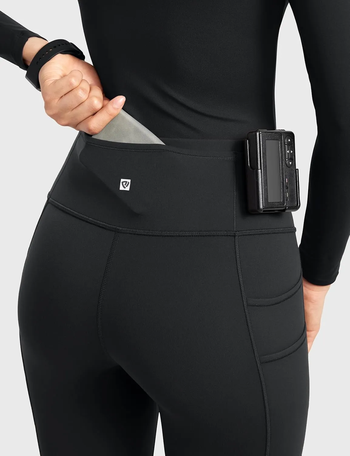 Womens High Waisted Medical Flare Scrub Pants 31" - 7 Pockets Wide Leg Bootcut Yoga Scrub Leggings Work Pants