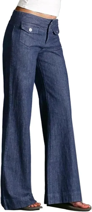 Womens Jeans Lace Poket Waisted Pants Trousers Up Womens Casual Women's Jeans Trendy Jeans for Women 2024